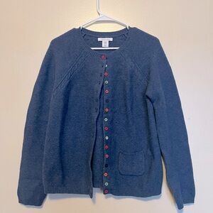 Rainbow Button Cardigan SIZE: M